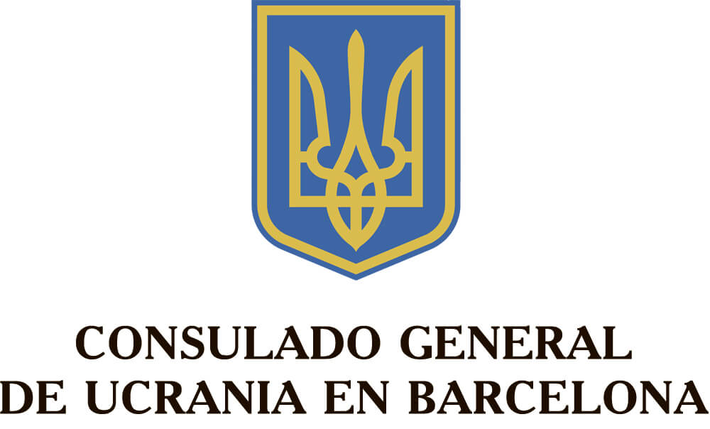 Fabricación de cartel de aluminio para Consulado ucraniano en Barcelona